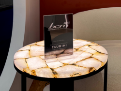 Backlit coffe table in collaboration with Taurini Pianeta Gemme